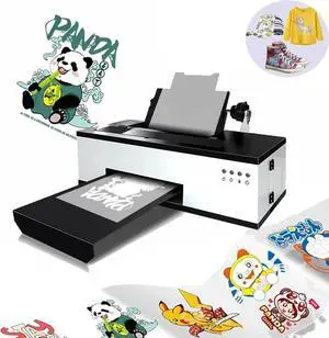 SIHAO DTF Printer A3+ Dual XP600 with Roll Feeder, DTF Transfer Printing Machine with White Ink Circulation System for DIY Clothing