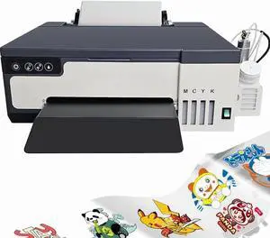 SIHAO DTF Printer A4 XP600 with Roll Feeder, DTF Transfer Printing Machine with White Ink Circulation System for DIY Clothing