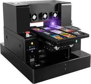 SIHAO UV Printer, A4 L805 UV Flatbed Printer, Higher Resolution 2880 x 1440dpi, UV DTF Printers