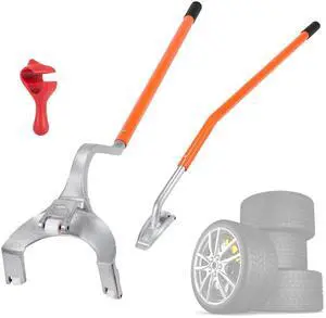 SIHAO 22.5" to 24.5" Tire Changer Mount Demount Removal Tool Tubeless Truck Extra Bead Keeper Manual Tire Changing Tools for Car Repairing