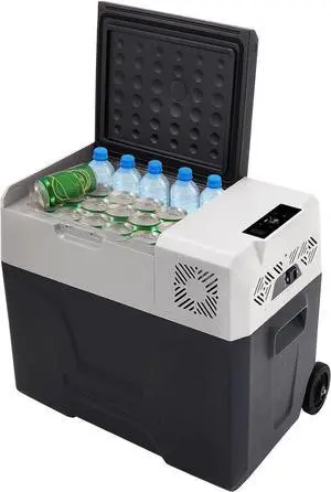 SIHAO 50L Car Refrigerator, 12/24V DC Compressor Portable Freezer -20°C~10°C for Camping RV SUV SIHAO 50L Car Refrigerator, 12/24V DC Compressor Portable Freezer -20°C~10°C for Camping RV SUV