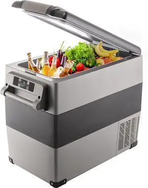 SIHAO 55L Portable Car Refrigerator, 12/24V DC Compressor Fridge for Camping, RV, SUV, Home SIHAO 55L Portable Car Refrigerator, 12/24V DC Compressor Fridge for Camping, RV, SUV, Home