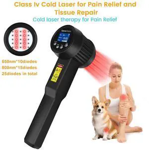 Toponechoice Portable 8W Dual Wavelength Laser Therapy Device for Sports Injury Recovery