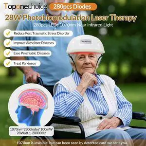 Toponechoice 1070nm Near Infrared Red Light Therapy Boost The Brain Activities Improve Memory