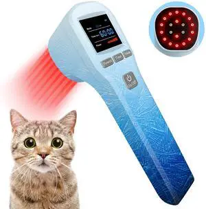 Toponechoice Pet Laser Therapy Broadband Light At Home Cold Treatment 650nmX16Diodes+808nmX4Diodes For Bell'S Palsy Disc Herniation