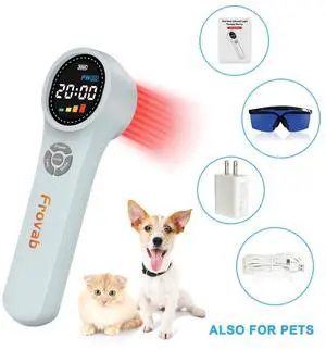 Toponechoice 1760mW Red Light Therapy Device for Pain Relief LLLT Laser Therapy Home Use Grey