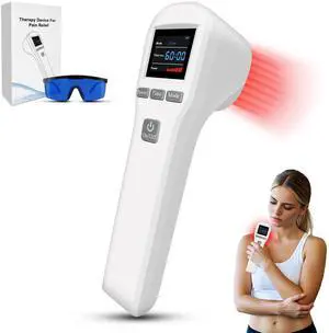Toponechoice Cold Laser Human/Vet Device for Joint and Muscles for Infrared Light 808nm+650nm White Toponechoice Cold Laser Human/Vet Device for Joint and Muscles for Infrared Light 808nm+650nm White