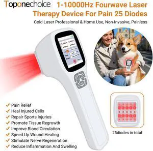 Toponechoice low level laser therapy unit inflammation fda approval for left side headache,abdominal migraine,pulled muscle in neck