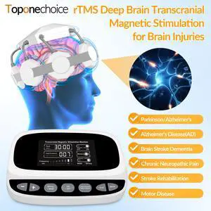 Toponechoice brain stimulation for depression,device for Epilepsy,bipolar reddit,Tinnitus,1/5/10/15/20/30/40/50Hz, 8 Fixed Frequency to Choose