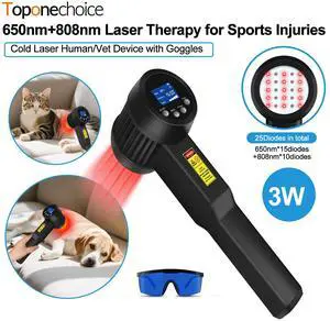 Toponechoice class 3b cold laser therapy device for dogs deep tissue laser for back pain for bicep muscle chiropractic