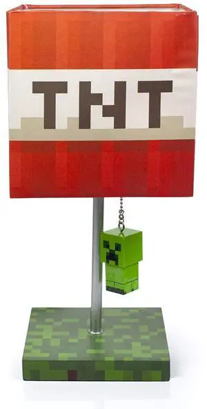 TNT Block 14-Inch Desk Lamp with 3D Creeper Puller | LED Lamp