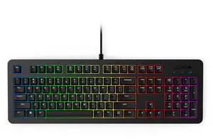 Legion K310 RGB Wired Gaming Keyboard - Ultra-Fast Reaction Time with Tactile Keys, Quiet Key Membrane Switches, Silent Operation, RGB Illumination - Water Resistant & Compact Design