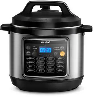 16 in 1 Electric Pressure Cooker Instant Multi Cooker Olla de Presion Non-Stick Pot Yogurt Maker Rice Cooker Slow Cooker Sauté Steamer 8 Quarts for Family Feast