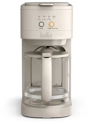 VersaBrew 2-in1 Coffee Maker, K-Cup compatible, Brew 3 Sizes Carafes & Single Serve Cups, Dishwasher Safe Reusable Filter & Filter Holder, Iced Coffee Function, 60oz Tank, Oatmilk