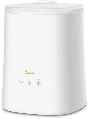 Top Fill Ultrasonic Cool Mist Humidifier for Bedroom and Large Rooms, 1.2 Gallon Essential Oil Diffuser with Nightlight and Auto Shut-Off