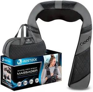 Massagers for Neck and Back with Heat - Deep Tissue 3D Kneading Pillow, Electric Shiatsu Shoulder Massage, Foot, Legs,Body - Relieve Muscle Pain - Office, Home & Car Massagers for Neck and Back with Heat - Deep Tissue 3D Kneading Pillow, Electric Shiatsu Shoulder Massage, Foot, Legs,Body - Relieve Muscle Pain - Office, Home & Car