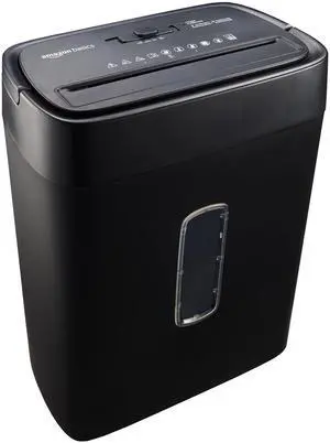 Cross Cut Paper and Credit Card Shredder, 12 Sheet (New Model), Black Cross Cut Paper and Credit Card Shredder, 12 Sheet (New Model), Black