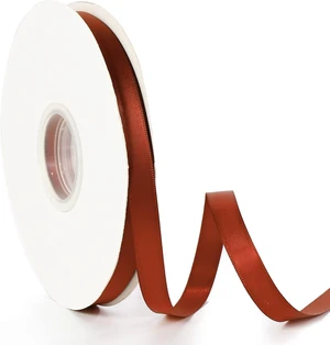 Tanvia 1/2" X 100 Yards Solid Color Satin Ribbon, Double Faced High Density Polyester Fabric Ribbon for Gifts Wrapping, Wedding, Party, Crafts, Hair Bows, Home DIY Decor Ornaments, Brown Tanvia 1/2" X 100 Yards Solid Color Satin Ribbon, Double Faced High Density Polyester Fabric Ribbon for Gifts Wrapping, Wedding, Party, Crafts, Hair Bows, Home DIY Decor Ornaments, Brown