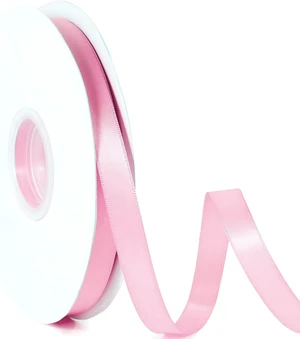 Tanvia 1/2" X 100 Yards Solid Color Satin Ribbon, Double Faced High Density Polyester Fabric Ribbon for Gifts Wrapping, Wedding, Party, Crafts, Hair Bows, Home DIY Decor Ornaments, Pink Tanvia 1/2" X 100 Yards Solid Color Satin Ribbon, Double Faced High Density Polyester Fabric Ribbon for Gifts Wrapping, Wedding, Party, Crafts, Hair Bows, Home DIY Decor Ornaments, Pink
