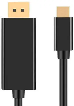 Vszerda USB-C to DisplayPort Cable 6ft 4K@60Hz 2K@165Hz Type-C USB3.1 to Display Port Cord Compatible with Mac Surface Laptop Vszerda USB-C to DisplayPort Cable 6ft 4K@60Hz 2K@165Hz Type-C USB3.1 to Display Port Cord Compatible with Mac Surface Laptop