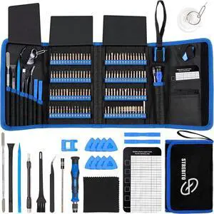 Screwdriver Sets 142-Piece Electronics Precision Screwdriver with 120 Bits Magnetic Repair Tool Kit for iPhone, MacBook, Computer, Laptop, PC, Tablet, PS4, Xbox, Nintendo, Game Console Screwdriver Sets 142-Piece Electronics Precision Screwdriver with 120 Bits Magnetic Repair Tool Kit for iPhone, MacBook, Computer, Laptop, PC, Tablet, PS4, Xbox, Nintendo, Game Console