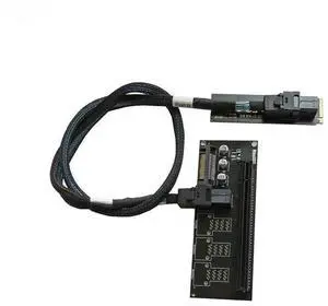 Vszerda FOR NVMe M.2 NGFF to PCIe 3.0 x4 x16 Riser Card for External Video Card Graphics Card NVME to PCI Express x16 Riser Board with Cable Vszerda FOR NVMe M.2 NGFF to PCIe 3.0 x4 x16 Riser Card for External Video Card Graphics Card NVME to PCI Express x16 Riser Board with Cable