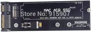 Vszerda 12+6pin SSD HDD to SATA 22Pin Hard Disk Cartridge Drive PCBA for 2010 2011 Mac book Air A1369 A1370 SSD Vszerda 12+6pin SSD HDD to SATA 22Pin Hard Disk Cartridge Drive PCBA for 2010 2011 Mac book Air A1369 A1370 SSD