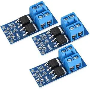 Vszerda 3PCS Dual High-Power MOSFET Trigger Switch Drive Module 0-20KHz PWM Adjustment Electronic Switch Control Board Motor Speed Controller Lamp Brightness Control, DC 5V-36V 400W, 15A (Max 30A) Vszerda 3PCS Dual High-Power MOSFET Trigger Switch Drive Module 0-20KHz PWM Adjustment Electronic Switch Control Board Motor Speed Controller Lamp Brightness Control, DC 5V-36V 400W, 15A (Max 30A)