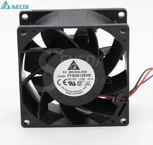 Vszerda 1pcs for delta FFB0812EHE 8CM 80MM 80*80*38MM 8038 12V 1.35A double ball bearing cooling fan 4-WIRE 4-PIN PWM cooling fan Vszerda 1pcs for delta FFB0812EHE 8CM 80MM 80*80*38MM 8038 12V 1.35A double ball bearing cooling fan 4-WIRE 4-PIN PWM cooling fan
