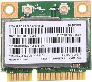 Vszerda BCM943228HMB Bluetooth Half Mini Pci-e Wireless WiFi Card For ThinkPad E430 E130 Vszerda BCM943228HMB Bluetooth Half Mini Pci-e Wireless WiFi Card For ThinkPad E430 E130