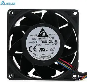 Vszerda for delta fan PFR0812UHE 8038 1.50A 12V four line PWM large air volume case cooling fan Vszerda for delta fan PFR0812UHE 8038 1.50A 12V four line PWM large air volume case cooling fan