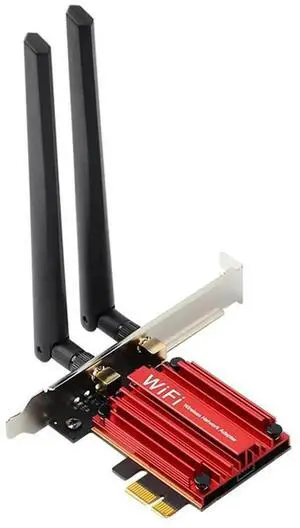 Vszerda FOR Wi-Fi 6E 5374Mbps AX210 for 5.2 802.11AX 2.4G/5G/6Ghz PCIE Adapter Network WiFi Card Support Win10/11 Vszerda FOR Wi-Fi 6E 5374Mbps AX210 for 5.2 802.11AX 2.4G/5G/6Ghz PCIE Adapter Network WiFi Card Support Win10/11