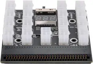 Vszerda Server PSU Power Supply 1200W Breakout Board Adapter with 17 Ports ATX 6 Pin for DPS-800GB 1200FB 1200QB Vszerda Server PSU Power Supply 1200W Breakout Board Adapter with 17 Ports ATX 6 Pin for DPS-800GB 1200FB 1200QB