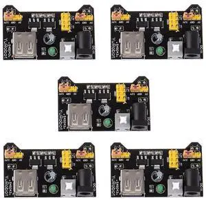 Vszerda 5pcs 3.3V 5V Power Supply Module for MB102 102 Prototype Breadboard DC 6.5-12V or USB Power Supply Module Vszerda 5pcs 3.3V 5V Power Supply Module for MB102 102 Prototype Breadboard DC 6.5-12V or USB Power Supply Module