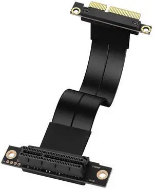 Vszerda PCIe 3.0 X4 Extension Cable 90 Degree PCI-E 4X Male to Female Riser Cable 20CM (90 Degree) Vszerda PCIe 3.0 X4 Extension Cable 90 Degree PCI-E 4X Male to Female Riser Cable 20CM (90 Degree)