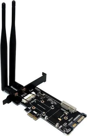 Vszerda PCI-E WiFi Adapter Mini PCI-E to PCI-E Network Card mSATA SSD to SATA 2.5 Adapter with SIM Card Slot for 3G/4G/LTE Wi Fi Adapter Vszerda PCI-E WiFi Adapter Mini PCI-E to PCI-E Network Card mSATA SSD to SATA 2.5 Adapter with SIM Card Slot for 3G/4G/LTE Wi Fi Adapter