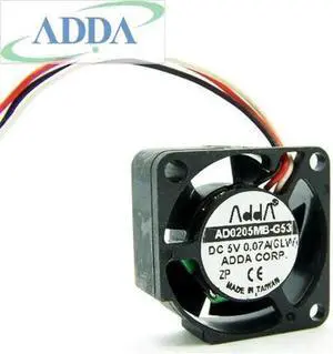 Vszerda FOR ADDA AD0205MB-G53 5V 0.07A 2.5cm 2510 Dual ball silent cooling fan Vszerda FOR ADDA AD0205MB-G53 5V 0.07A 2.5cm 2510 Dual ball silent cooling fan