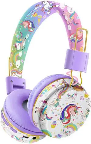 Vszerda Gemdeck Kids Headphones, Wireless headphones for kids Unicorn headphones for girls Bluetooth headphones Purple Vszerda Gemdeck Kids Headphones, Wireless headphones for kids Unicorn headphones for girls Bluetooth headphones Purple