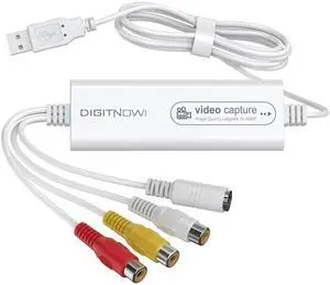 Vszerda VHS to Digital Converter, Video Capture USB 2.0 Capture Card Device, Convert Analog to Digital, with VHS Hi8 VCR TV Mini DV to DVD Digital Adapter, for Mac OS Android WinXP/7/8/10 Vszerda VHS to Digital Converter, Video Capture USB 2.0 Capture Card Device, Convert Analog to Digital, with VHS Hi8 VCR TV Mini DV to DVD Digital Adapter, for Mac OS Android WinXP/7/8/10