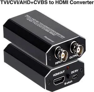 Vszerda AHD TVI CVI CVBS to HDMI Converter Adapter, Multimedia Full HD 720P 1080P 3MP 4MP 5MP 8MP BNC to HDMI Video Adapter for Monitor HDTV DVR Vszerda AHD TVI CVI CVBS to HDMI Converter Adapter, Multimedia Full HD 720P 1080P 3MP 4MP 5MP 8MP BNC to HDMI Video Adapter for Monitor HDTV DVR