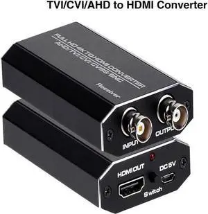 Vszerda AHD to HDMI Converter TVI to HDMI Converter 4-in-1 Composite CVBS TVI CVI AHD to HDMI Converter Support 720P/ 1080P/ 3MP/ 4MP/ 5MP/ 8MP for Monitor HDTV DVRs Vszerda AHD to HDMI Converter TVI to HDMI Converter 4-in-1 Composite CVBS TVI CVI AHD to HDMI Converter Support 720P/ 1080P/ 3MP/ 4MP/ 5MP/ 8MP for Monitor HDTV DVRs