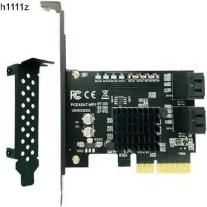 Vszerda Marvell 88SE9230 SATA PCI Express 4 Ports Expansion Card SATA Controller PCI-E Raid Card PCI E to SATA3.0 Adapter Converter Card Vszerda Marvell 88SE9230 SATA PCI Express 4 Ports Expansion Card SATA Controller PCI-E Raid Card PCI E to SATA3.0 Adapter Converter Card