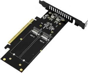 Vszerda jeyi iHyper M.2 PCIE4.0 X16 to 4X NVME Adapter Card PCIE4.0 GEN4 X16 to 4X NVME RAID Card PCI-E VROC Card Vszerda jeyi iHyper M.2 PCIE4.0 X16 to 4X NVME Adapter Card PCIE4.0 GEN4 X16 to 4X NVME RAID Card PCI-E VROC Card