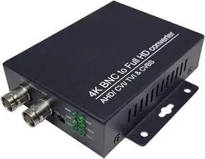 Vszerda 101AV 4K HD BNC to FHD HDMI Video Converter for Monitors & DVRs, converts HD-TVI/AHD/CVI & Composite Video Signal/CVBS from BNC Video Signal to HDMI Vszerda 101AV 4K HD BNC to FHD HDMI Video Converter for Monitors & DVRs, converts HD-TVI/AHD/CVI & Composite Video Signal/CVBS from BNC Video Signal to HDMI