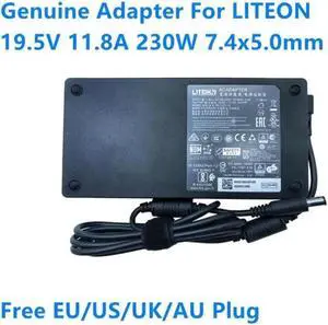 Vszerda 19.5V 11.8A 230W 7.4x5.0mm LITEON PA-1231-12 AC Adapter For Gaming Laptop Charger Power Supply Vszerda 19.5V 11.8A 230W 7.4x5.0mm LITEON PA-1231-12 AC Adapter For Gaming Laptop Charger Power Supply