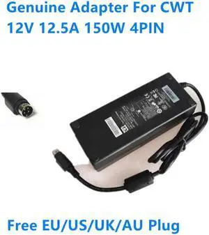 Vszerda 12V 12.5A 150W 4PIN CAD150121 KPE150F-VI AC Adapter For CWT Power Supply Charger Vszerda 12V 12.5A 150W 4PIN CAD150121 KPE150F-VI AC Adapter For CWT Power Supply Charger