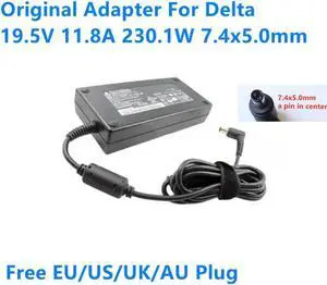 Vszerda 19.5V 11.8A 230.1W 7.4x5.0mm DELTA ADP-230EB T Power Supply AC Adapter For 230W Laptop Charger Vszerda 19.5V 11.8A 230.1W 7.4x5.0mm DELTA ADP-230EB T Power Supply AC Adapter For 230W Laptop Charger