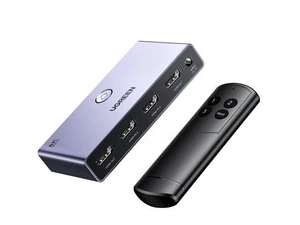 Vszerda HDMI 2.1 Switch Aluminum Ultra HD 8K@60Hz 3 in 1 Out HDMI Splitter with Remote Switcher Box Support 3D CEC HDR HDCP2.3 Compatible with PS4/3 Xbox Nintendo Switch Roku TV Fire Stick Vszerda HDMI 2.1 Switch Aluminum Ultra HD 8K@60Hz 3 in 1 Out HDMI Splitter with Remote Switcher Box Support 3D CEC HDR HDCP2.3 Compatible with PS4/3 Xbox Nintendo Switch Roku TV Fire Stick