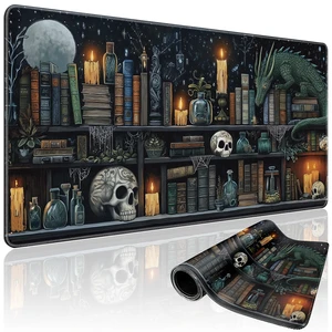 Vszerda Mystical Gothic Library Large Gaming Mouse Pad Desk Mat 31.5x15.7 Vszerda Mystical Gothic Library Large Gaming Mouse Pad Desk Mat 31.5x15.7