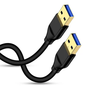 USB to USB Cable 6FT, USB A to USB A Cord Male to Male USB Cable USB A 3.0 A to A Male Cable Double Sided USB A Data Transfer Cord for Computer PC Laptop Cooler TV Hub Hard Drive Enclosure DVD Player USB to USB Cable 6FT, USB A to USB A Cord Male to Male USB Cable USB A 3.0 A to A Male Cable Double Sided USB A Data Transfer Cord for Computer PC Laptop Cooler TV Hub Hard Drive Enclosure DVD Player